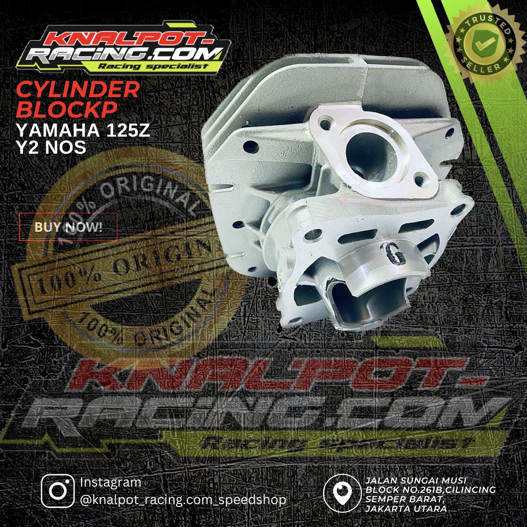 CYLINDER BLOCK BLOK YAMAHA 125Z Y2 NOS